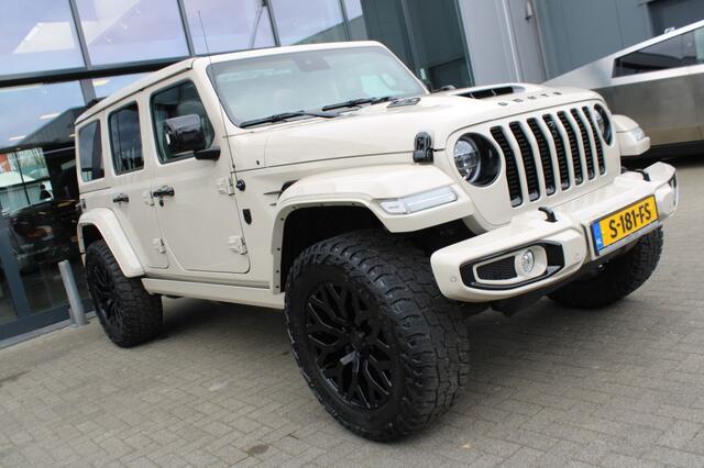 Jeep WRANGLER BRUTE 4XE 380 PK SAHARA / Sky One Touch cabrio dak /