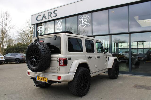 Jeep WRANGLER BRUTE 4XE 380 PK SAHARA / Sky One Touch cabrio dak /