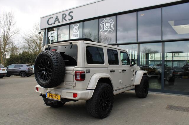Jeep WRANGLER BRUTE 4XE 380 PK SAHARA / Sky One Touch cabrio dak /