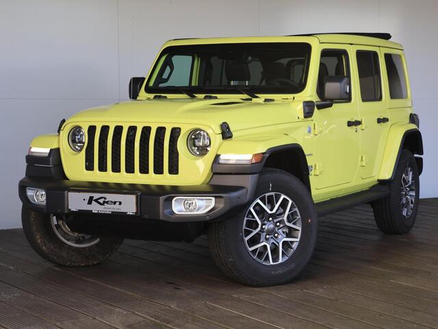Jeep WRANGLER Unlimited 4xe 380 Sahara | Sky one dak | ACC | Camera Voor Achter |