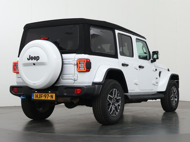 Jeep WRANGLER Unlimited 4xe 380 Sahara | Cabrio | Softtop/Hardtop | Stoel/Stuurwielverwarming | Navigatie | Parkeercamera |