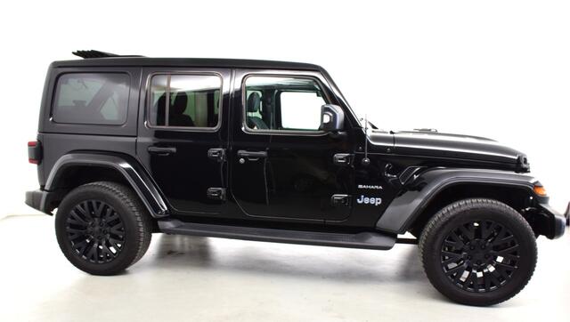 Jeep WRANGLER Unlimited 4xe 380 Sahara Cabrio- Brute bumper- 20" Brute velgen -AlpineAudio-Stuur+Stoelverwarming-Carplay-Camera-