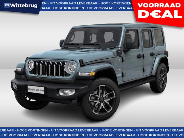 Jeep WRANGLER Unlimited 4xe 380 Sahara 20 INCH - SOFTTOP - DIRECT LEVERBAAR - NL AUTO