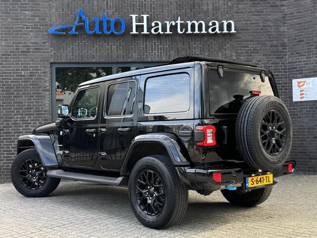 Jeep WRANGLER Unlimited 4xe 380 Sahara Sky-one Cabrio|Stuurverwarming|ACC|BlackEdition