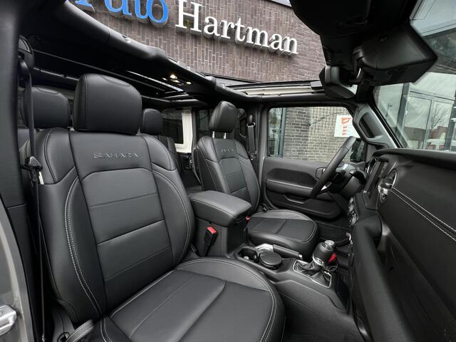 Jeep WRANGLER Unlimited 4xe 380 Sahara Sky-one Cabrio|Stuurverwarming|ACC|BlackEdition