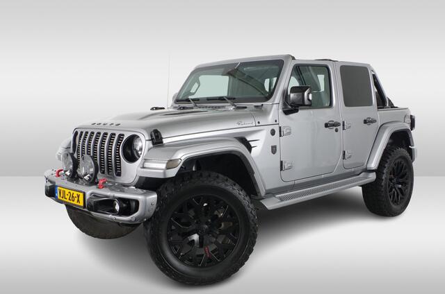 Jeep WRANGLER Unlimited 2.2D BRUTE Richmond > *Custom built* | removable Hardtop | 4x4 | Grijs kenteken | 22inch High gloss Black...