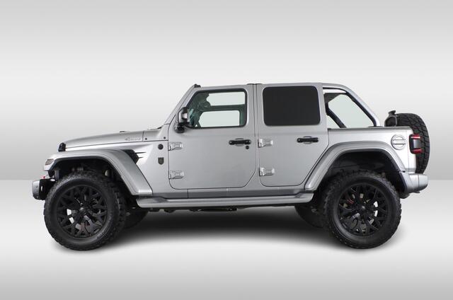 Jeep WRANGLER Unlimited 2.2D BRUTE Richmond > *Custom built* | removable Hardtop | 4x4 | Grijs kenteken | 22inch High gloss Black...