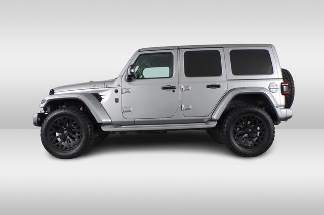 Jeep WRANGLER Unlimited 2.2D BRUTE Richmond > *Custom built* | removable Hardtop | 4x4 | Grijs kenteken | 22inch High gloss Black...