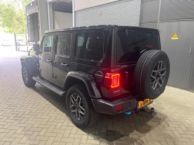 Jeep WRANGLER Unlimited 4xe 380 Sahara | ACC | Vol-Leder | Trekhaak | Stoel+Stuurverwarming | Camera V+A