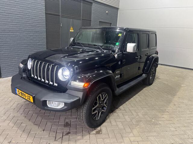Jeep WRANGLER Unlimited 4xe 380 Sahara | ACC | Vol-Leder | Trekhaak | Stoel+Stuurverwarming | Camera V+A