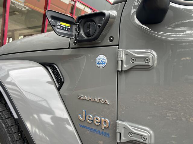 Jeep WRANGLER Unlimited 4xe 380 Sahara | Leder | Navi | ACC | Stoel/Stuurverw. |