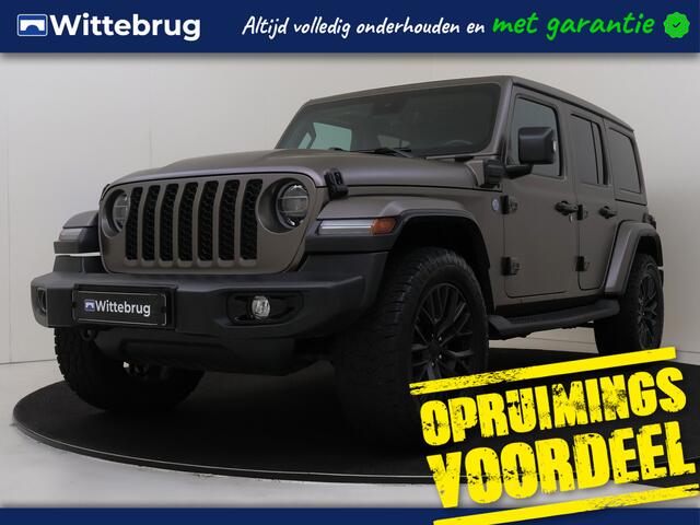 Jeep WRANGLER Unlimited 4xe 380 Sahara CABRIO & BRUIN LEER & 20 INCH ! SPECIAL EDITION !