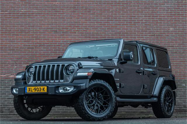 Jeep WRANGLER 2.0T Sahara, Origineel NL, 70.000km NAP, Leder, Stoel & Stuurverwarming, Keyless, Trekhaak, Carplay, Camera.