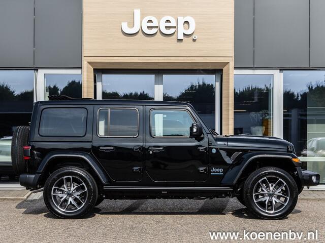 Jeep WRANGLER 4xE Sahara 4wd Auto. 20 LM / SKY ONE SOFTTOP / 2500 KG Trekgewicht