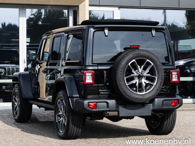 Jeep WRANGLER 4xE Sahara 4wd Auto. 20 LM / SKY ONE SOFTTOP / 2500 KG Trekgewicht