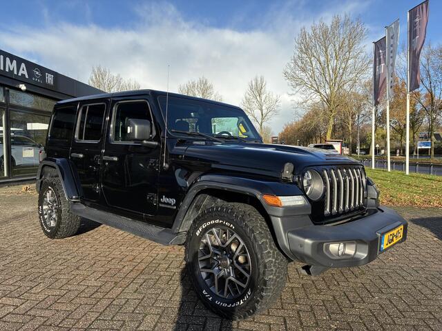 Jeep WRANGLER Unlimited Plug-in Hybrid 4xe 380 80th Anniversary | Front & rear camera | Adaptieve cruise control | Stoel & stuurverwarming | Lederen interieur | Navigatie | Climate control