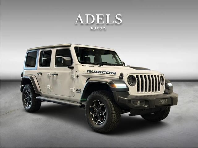 Jeep WRANGLER Unlimited 4xe 380 Rubicon Trekhaak Camera ACC Dealer Onderhouden