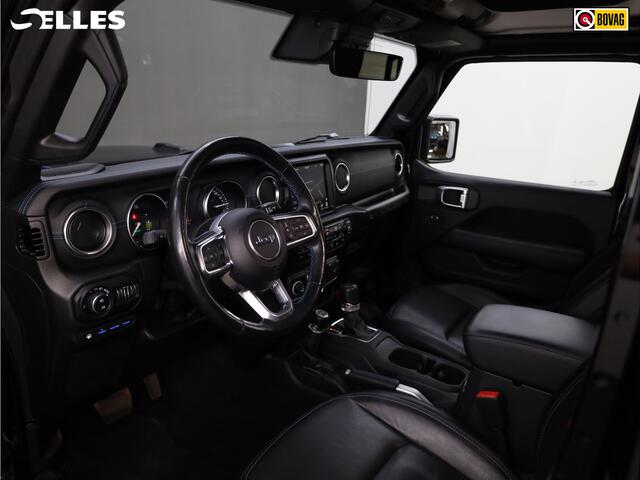 Jeep WRANGLER Unlimited 4xe 380 Rubicon | 4X4 | Plug-in Hybride | Airco | Stoelverwarming | Stuurwiel verwarming | Lederen bekleding | Afneembaar Dak | Off road | Cruise control |