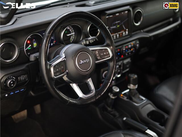 Jeep WRANGLER Unlimited 4xe 380 Rubicon | 4X4 | Plug-in Hybride | Airco | Stoelverwarming | Stuurwiel verwarming | Lederen bekleding | Afneembaar Dak | Off road | Cruise control |