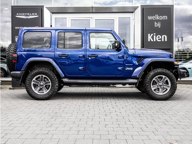 Jeep WRANGLER 2.0T Sahara VAN | Grijs kenteken | LPG onderbouw | Navigatie | Lederen bekleding | Keyless entry |