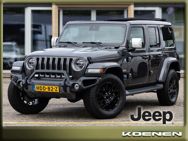Jeep WRANGLER 4xe 380pk Auto. 4x4 Overland MY SKY / LEER / ADAPT. CRUISE / CLIMA
