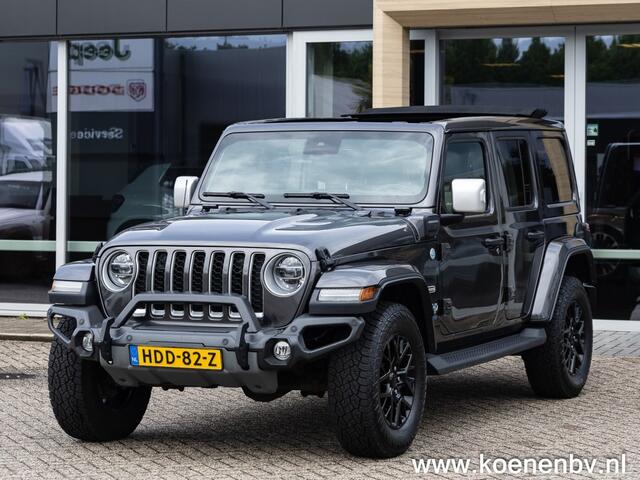 Jeep WRANGLER 4xe 380pk Auto. 4x4 Overland MY SKY / LEER / ADAPT. CRUISE / CLIMA