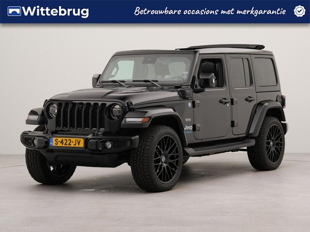 Jeep WRANGLER Unlimited 4xe 380PK Sahara PLUG IN HYBRIDE | OPEN DAK | STOERE AUTO!