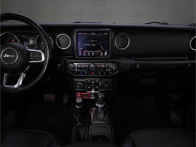 Jeep WRANGLER Unlimited 4xe 380 Rubicon | 4X4 | Plug-in Hybride | Airco | Stoelverwarming | Stuurwiel verwarming | Lederen bekleding | Afneembaar Dak | Off road | Cruise control |