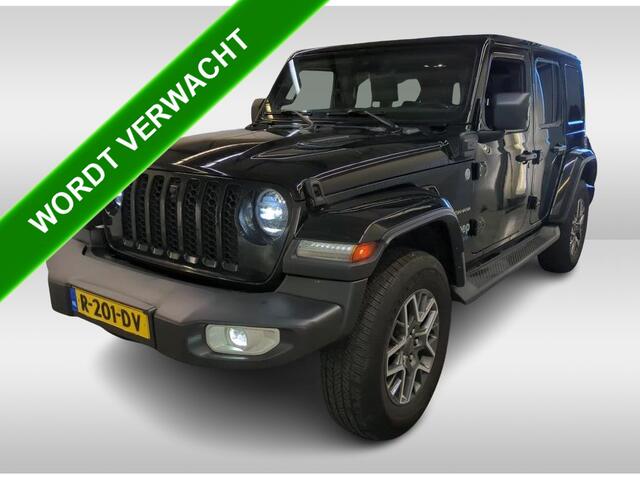Jeep WRANGLER Unlimited 4xe Hybride 380 Sahara / Trekhaak / Leder / Stuur-Stoelverwarming / Pdc.+Camera / Comf.& Convenience Pack /