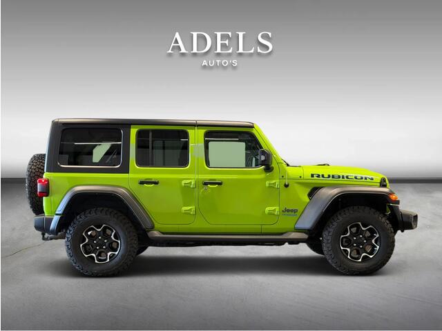 Jeep WRANGLER Unlimited 4xe 380 Rubicon Trekhaak Camera ACC Keyless Treeplanken