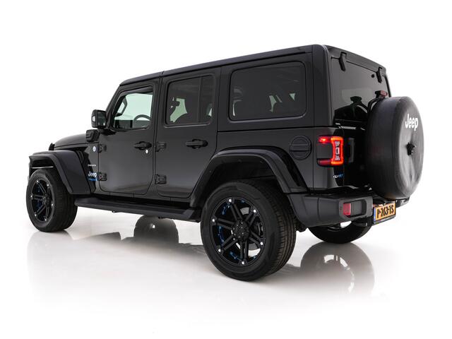 Jeep WRANGLER Unlimited 4xe 380 Sahara (Plug-in) (INCL.BTW) *LEATEHER | FULL-LED | ADAPTIVE-CRUISE | BLINDSPOT | CAMERA | KEYLESS | HEATED-COMFORTSEATS | DAB+ | PRIVACY-GLASS | ECC | PDC | 20''ALU*