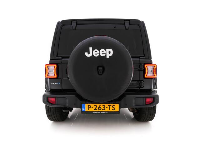 Jeep WRANGLER Unlimited 4xe 380 Sahara (Plug-in) (INCL.BTW) *LEATEHER | FULL-LED | ADAPTIVE-CRUISE | BLINDSPOT | CAMERA | KEYLESS | HEATED-COMFORTSEATS | DAB+ | PRIVACY-GLASS | ECC | PDC | 20''ALU*