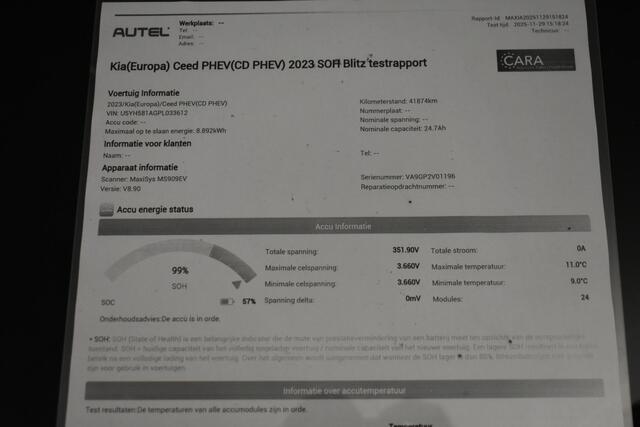 KIA CEE D Ceed Sportswagon 1.6 GDI PHEV DynamicPlusLine SOH 99% Cam Dhoek El-Aklep Winterpack