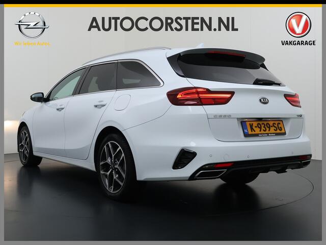 KIA CEE D Ceed Sportswagon T-120PK GT-Line Camera Apple Carplay/Android Zwarte-Hemel Navi Ecc Cruise Pdc 1/2 Leder 17"lm Regensensor Rijstrooksensor Led Bluetooth Verkeersbord detectie Connected 1e Eigenaar EURO6 Volledig Kia-Dealer OnderhoudenOrig.NLse auto