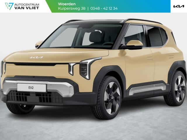 KIA EV2 Plus Advanced 42.2 kWh 5p. | Actieprijs * | Clima | Adapt. cruise | Navi | Schuif/Kanteldak | 18" | Stoel&Stuur Verwarming | Harman Kardon | Apple Carplay