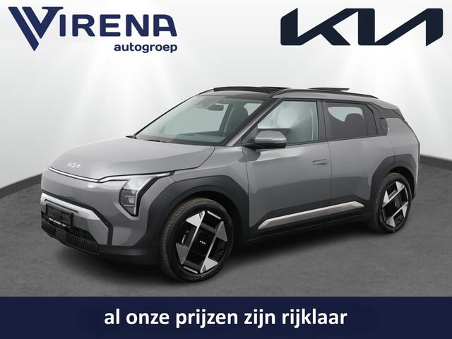 KIA EV3 Plus Advanced 58.3 kWh - Direct leverbaar - Schuif-/kanteldak - Stoel-/stuurverwarming - Navigatie - Fabrieksgarantie tot 06-2032
