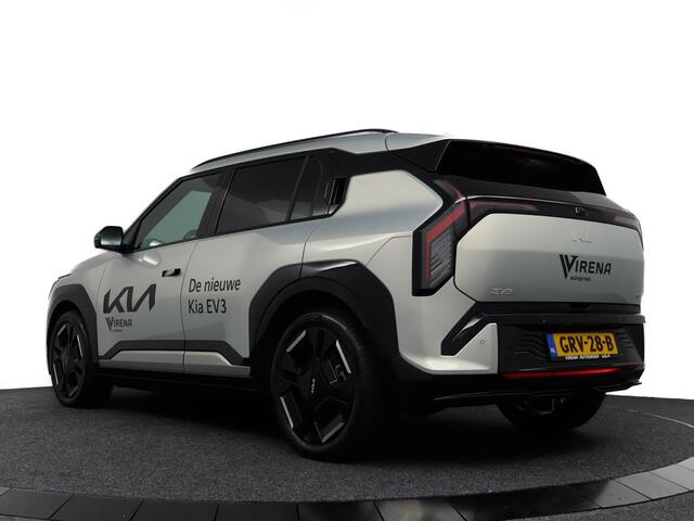 KIA EV3 GT-Line 81.4 kWh - DEMO - Draadloze Apple CarPlay / Android Auto - Stoel en stuurwiel verwarming - Panoramadak - Harman Kardon Audio - Dodehoek assistent - Fabrieksgarantie tot 11-2031 - Fabrieksgarantie tot 11-2031