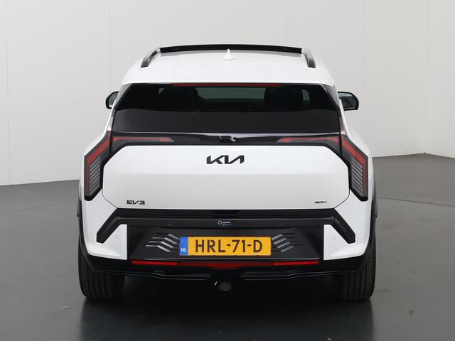 KIA EV3 GT-PlusLine 81.4 kWh | SOH 99% | Trekhaak | Panoramadak | Parkeercamera 360° | Head-Up | Stoel/Stuurverwarming |