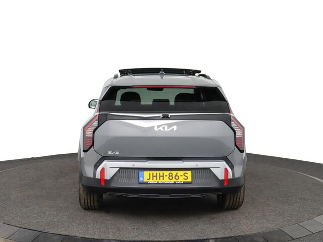 KIA EV3 Plus Advanced 81.4 kWh - Schuif-/kanteldak - Stoel-/stuurverwarming - Cruise Control adaptief - Navigatie - Fabrieksgarantie tot 10-2032