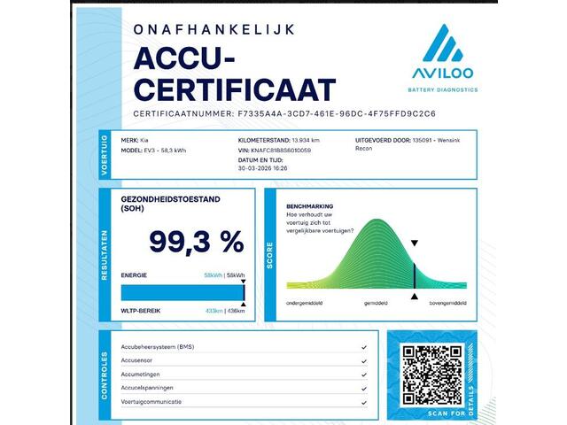 KIA EV3 Air 58.3kWh Elektromotor 150kW | SOH 99% | Parkeercamera | Keyless Go | Adaptive Cruise Control | Navigatie |