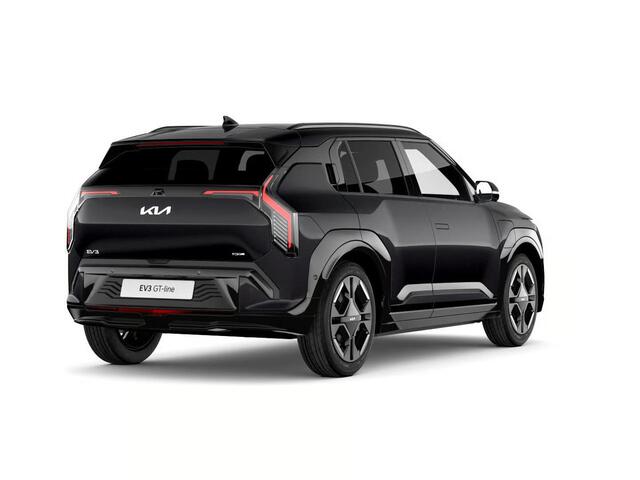 KIA EV3 GT-PlusLine 81.4 kWh | Actieprijs* | Navi. | Clima. | Adapt. Cruise. | Stoel&Stuur Verwarming | Glazen Kanteldak | Harman Kardon | Vegan Lederen Stoelbekleding 'GT-Line | Slimme Parkeerassistentie | Dodehoekcamera