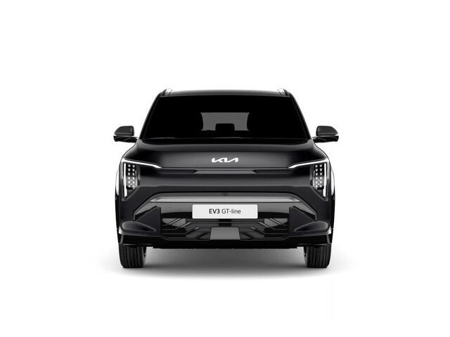 KIA EV3 GT-PlusLine 81.4 kWh | Actieprijs* | Navi. | Clima. | Adapt. Cruise. | Stoel&Stuur Verwarming | Glazen Kanteldak | Harman Kardon | Vegan Lederen Stoelbekleding 'GT-Line | Slimme Parkeerassistentie | Dodehoekcamera