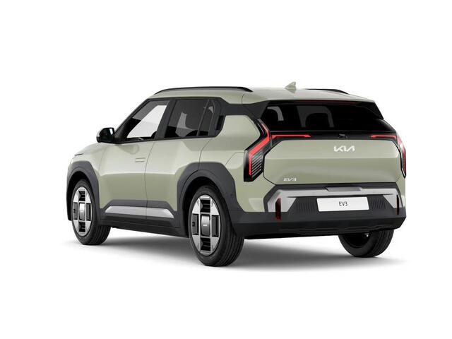 KIA EV3 Plus Advanced 81.4 kWh | Actieprijs* | Navi. | Clima. | Adapt. Cruise. | Dodehoekassistentie | Stoel&Stuur Verwarming | Glazen Schuif-/Kanteldak | Vegan Lederen Stoelbekleding | Harman Kardon