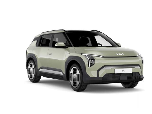 KIA EV3 Plus Advanced 81.4 kWh | Actieprijs* | Navi. | Clima. | Adapt. Cruise. | Dodehoekassistentie | Stoel&Stuur Verwarming | Glazen Kanteldak | Vegan Lederen Stoelbekleding | Harman Kardon