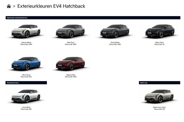 KIA EV4 Plus 58.3 kWh Voorbereid voor V2X | Dodehoekassistentie | Adaptieve cruise control | Stoel- en stuurwielverwarming | Achteruitrijcamera en parkeersensoren voor en achter | Navigatie |