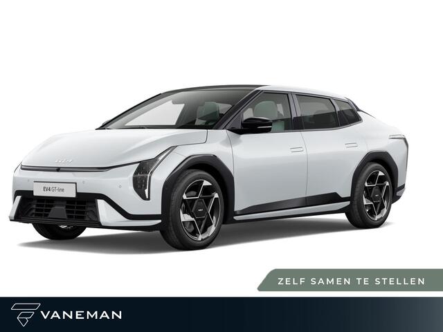 KIA EV4 Fastback GT-Line 81.4 kWh | Elektrisch glazen schuif-/kanteldak | Tijdelijk gratis Metallic Lak t.w.v. ¤ 895,- | Zelf Samenstellen