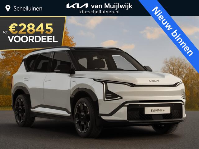 KIA EV5 GT-PlusLine 81.4 kWh Nu ¤2.845,- voordeel! Nu tijdelijk extra scherp geprijsd!