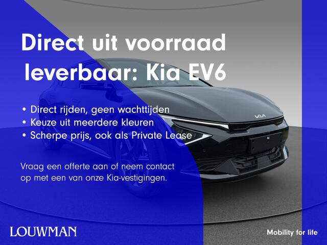 KIA EV6 Light Edition 63 kWh | NIEUWE AUTO | READY2GO! | Leder | Navigatie | Apple Carplay / Android Auto |