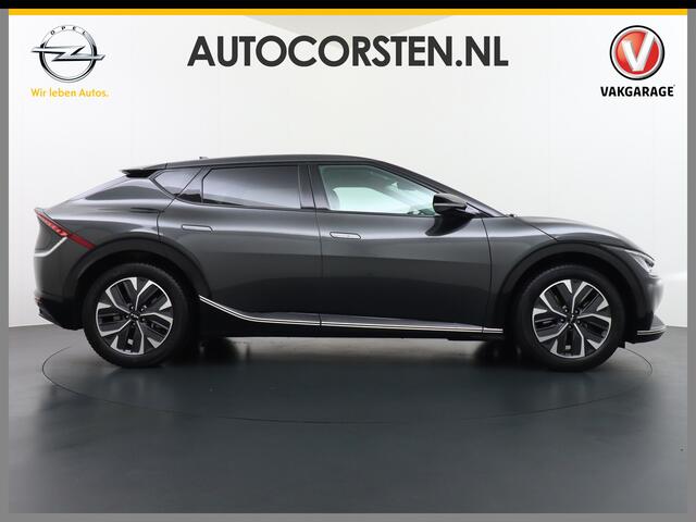 KIA EV6 Plus 77.4kWh Leer Long Range 19" Apple Carplay Trekhaak Android Meridian-HiFi Adap. Cruise Camera Navi Ecc Elek.Verst.Stoelen+Verwarmd+Geventileerd Bank+Stuur-Verwarmd Keyless DAB PDC Elek.Achterklep Led Regen-Lichtsensor Verkeersbord detectie Connected S