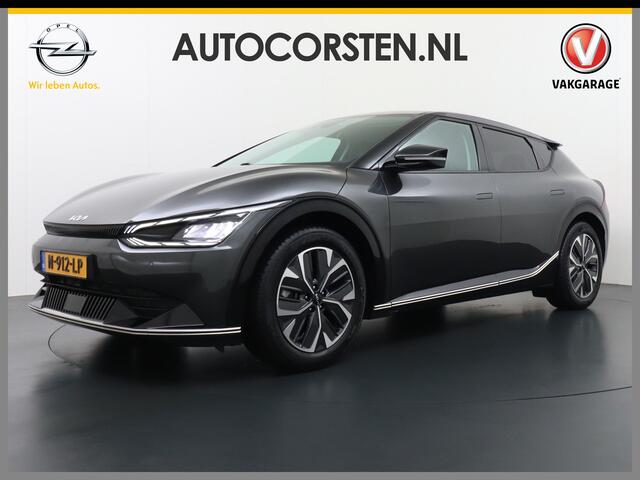 KIA EV6 Plus 77.4kWh Leer Long Range 19" Apple Carplay Trekhaak Android Meridian-HiFi Adap. Cruise Camera Navi Ecc Elek.Verst.Stoelen+Verwarmd+Geventileerd Bank+Stuur-Verwarmd Keyless DAB PDC Elek.Achterklep Led Regen-Lichtsensor Verkeersbord detectie Connected S